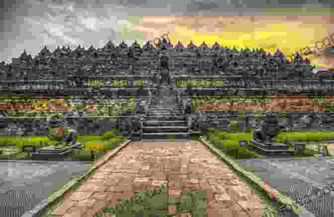 A Panoramic View Of The Iconic Borobudur Temple In Indonesia, Surrounded By Lush Greenery. Island Explorer: An Indonesian Travelogue