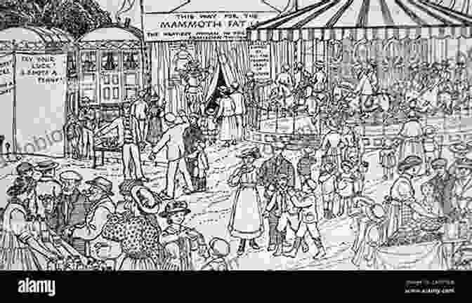 A Scene At Tombland Fair From The Novel, Depicting Colorful Stalls And Throngs Of People Tombland Fair David Brining