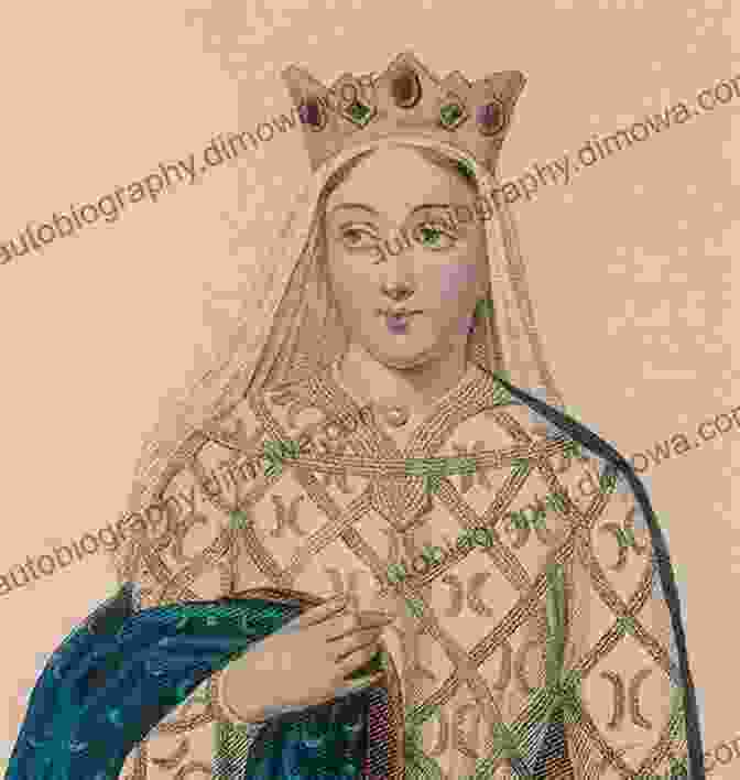 Eleanor Of Aquitaine Portrayed In Tombland Fair, Wearing A Regal Gown With Intricate Embroidery Tombland Fair David Brining