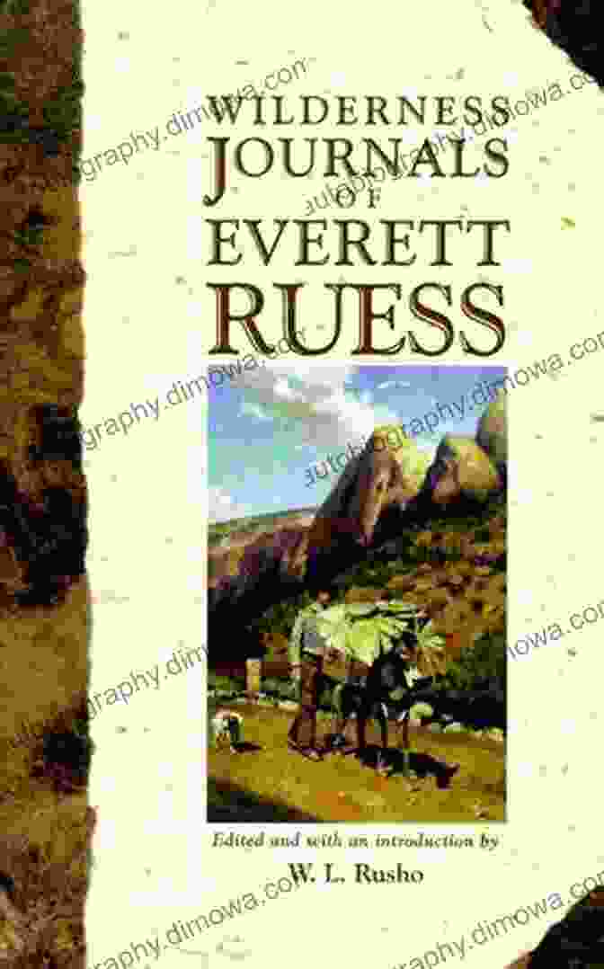 Everett Ruess's Journal Page On Desert Trails With Everett Ruess